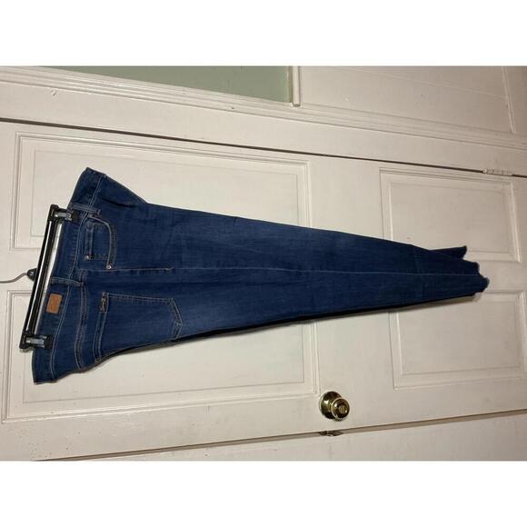 Seven7 high rise slim straight plus size 14 blue jeans - Picture 8 of 10